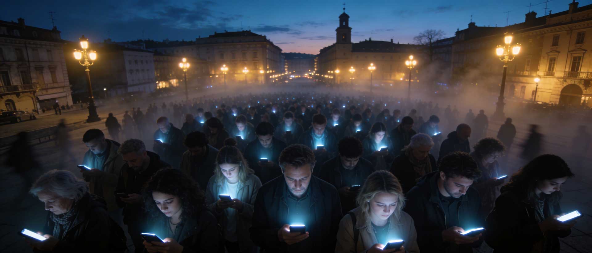 The Fake Paradise. How Social Media Turns Real Life into Background Noise.